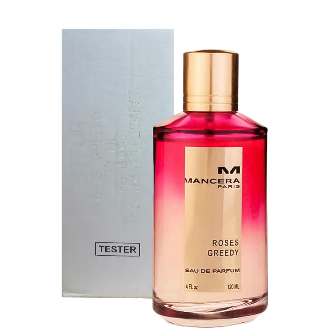 TESTER Mancera Roses Greedy Eau De Parfum Pour Homme & Femme - 120ml - Medaid