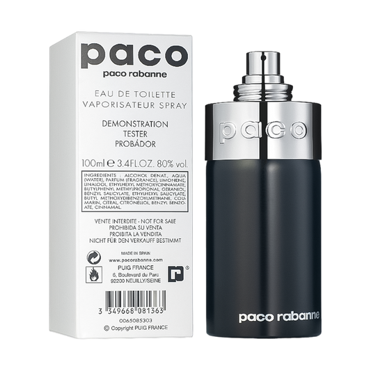 TESTER Paco Rabanne Paco Eau De Toilette Pour Homme & Femme - 100ml - Medaid