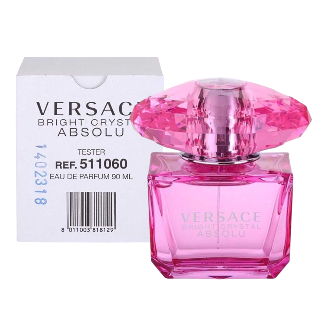 TESTER Versace Bright Crystal Absolu Eau De Parfum Pour Femme - 90ml - Medaid