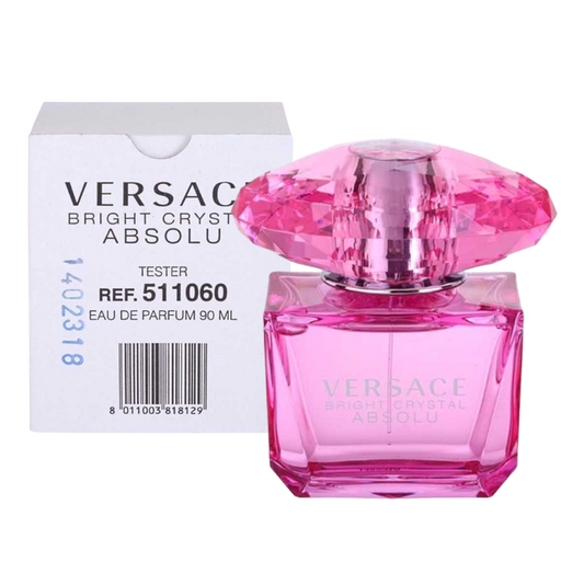 TESTER Versace Bright Crystal Absolu Eau De Parfum Pour Femme - 90ml - Medaid