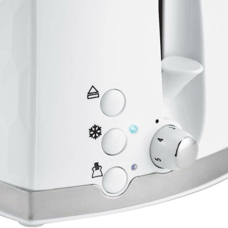 Russell Hobbs Honeycomb White 2 Slice Toaster - Medaid International