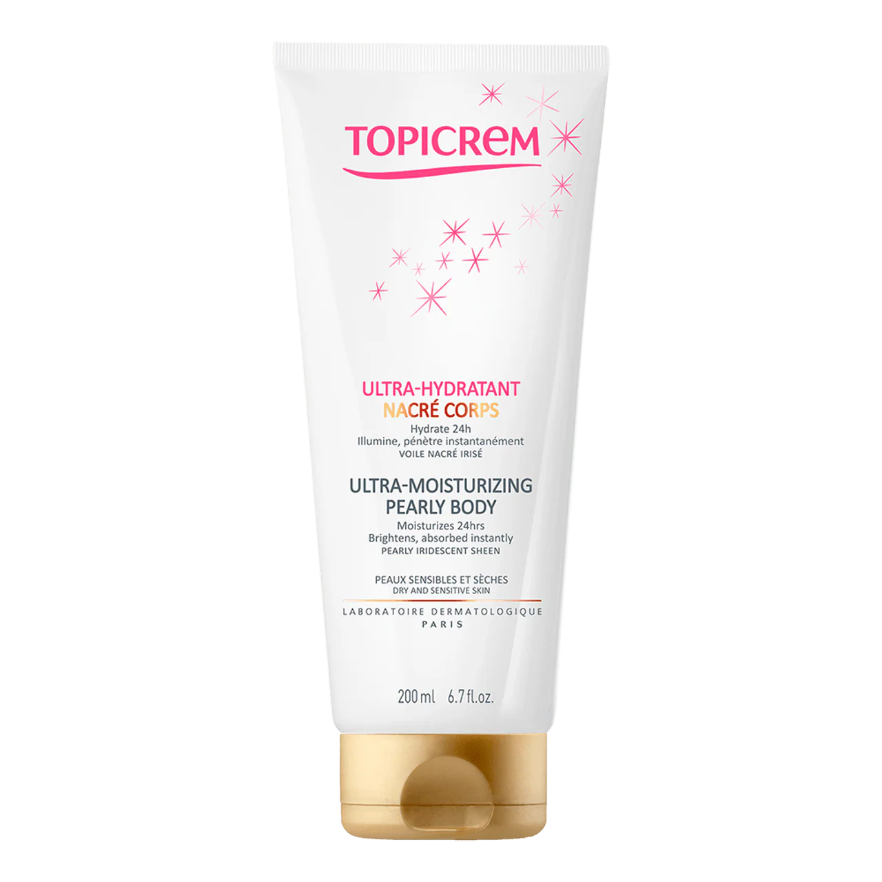 Topicrem - Ultra Hydratant Pearl Body Milk 200ml - Medaid International