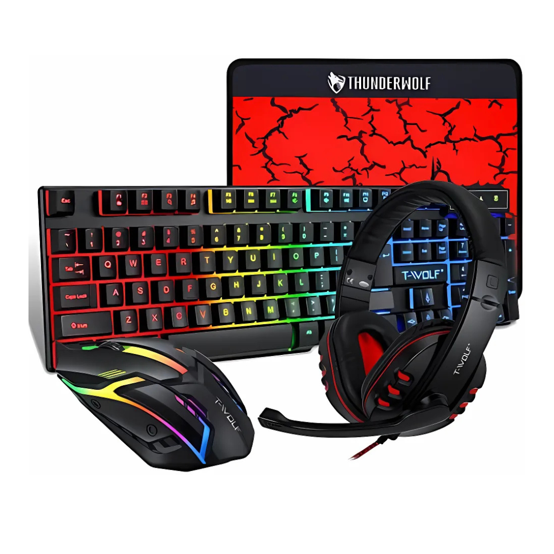 4 in 1 Gaming Combo ( Keyboard - headset - mousepad - mouse ) - Medaid International