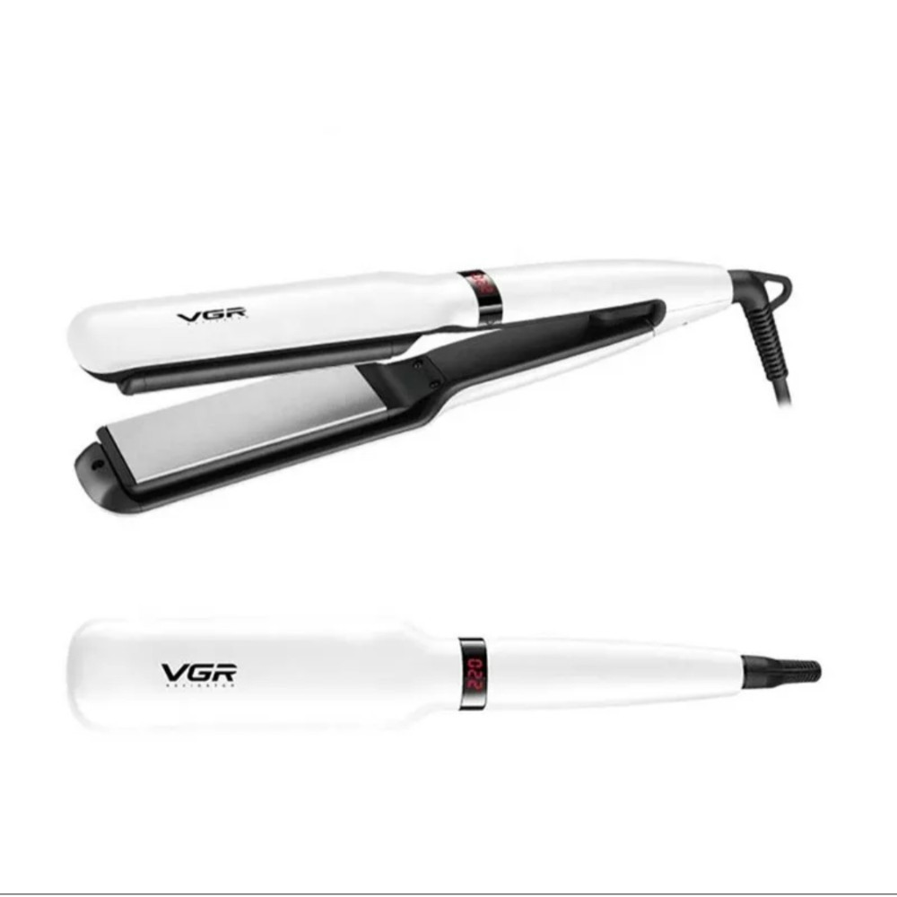 VGR V511 Flat Iron Anti-Static Flat Iron With Ceramic Plates And Lcd Display Hair Straightener - Medaid International