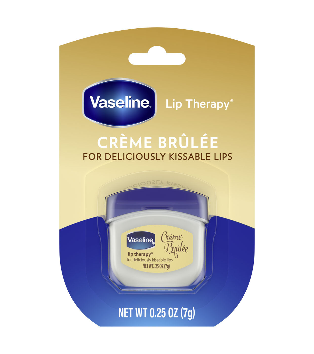 Vaseline creme brulee lips travel size 7g - Medaid