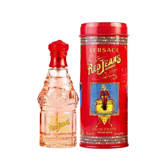 Versace Red Jeans Eau De Toilette Pour femme - 75ml - Medaid