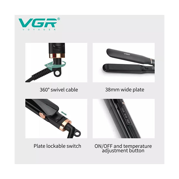 VGR V519 Professional Hair Straightener - Medaid International