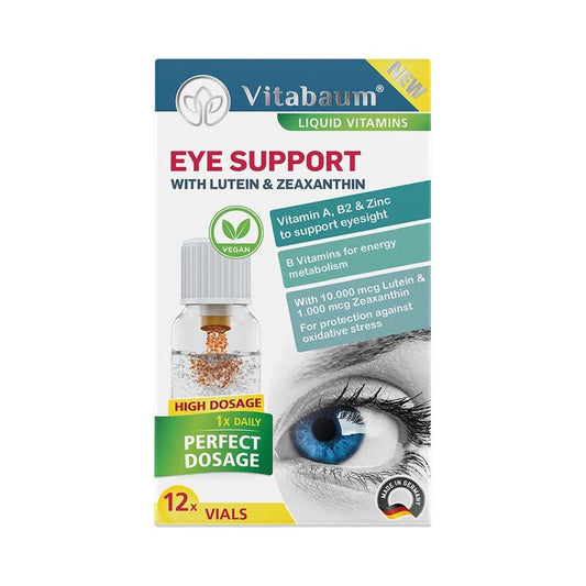 Vitabaum Eye Support Vitamins 10ML X 12Vials - Medaid