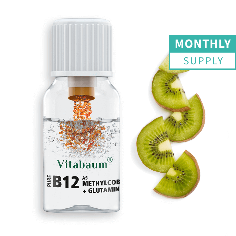 Vitabaum B12 Pure  (Methylcobalamin + Glutamine) 10ML X 12Vials - Medaid