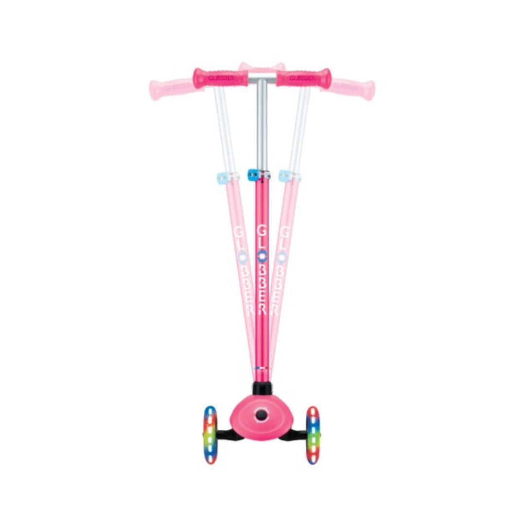 Globber Primo Lights 3 Wheel Light-Up Fushia Scooter - Medaid International
