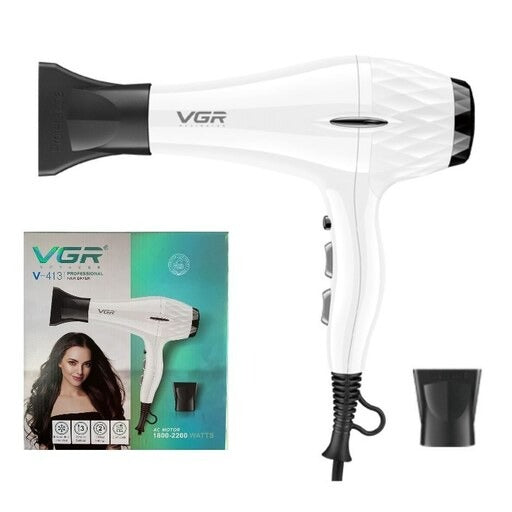 VGR V413 Professional Hair Dryer | 2200W High Power - Medaid International