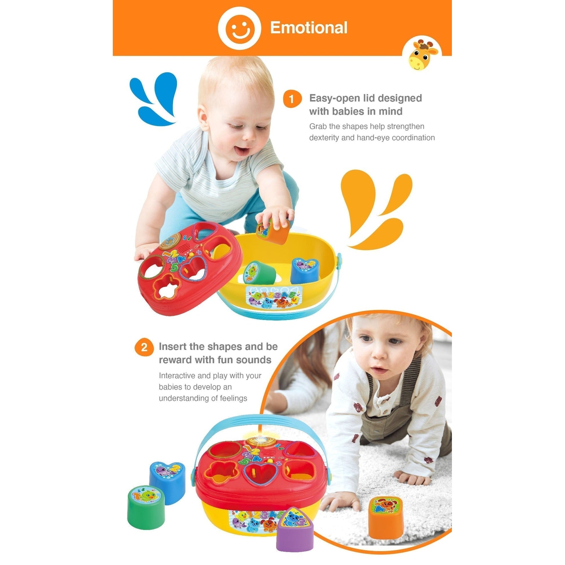 Giggle 'N Learn Electronic Shape Sorter - Medaid International