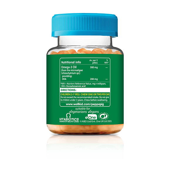 Vitabiotics - Wellkid Peppa Pig Omega 3 30 Soft Jellies - Medaid International