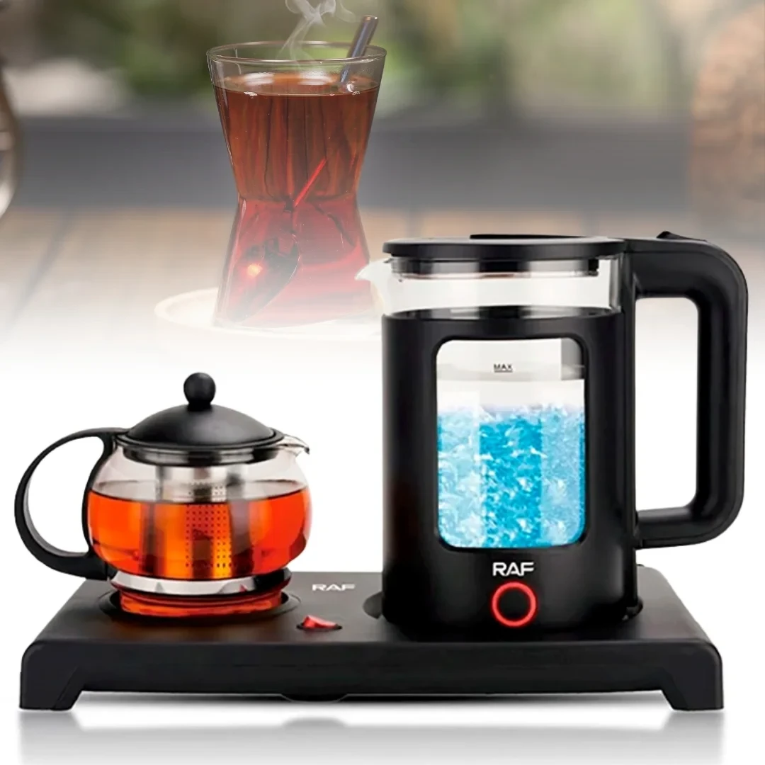 RAF Electric Kettle 1500W with Tea Brewing Pot R7855 - Medaid International