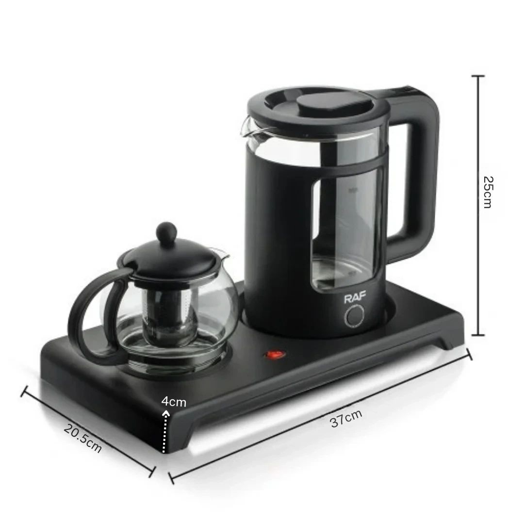 RAF Electric Kettle 1500W with Tea Brewing Pot R7855 - Medaid International