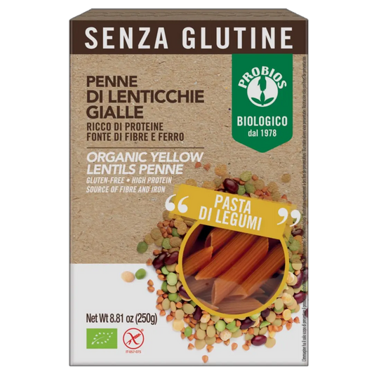 Organic Yellow Lentils Penne - Medaid International