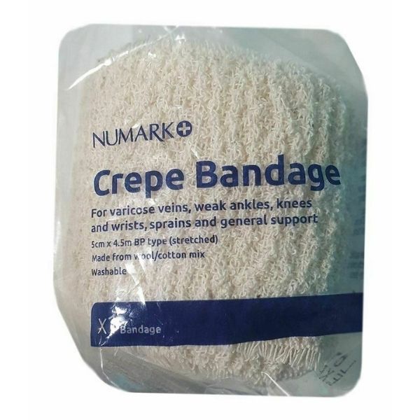 Crepe Bandage 5cm x 4.5m Numark - Medaid International