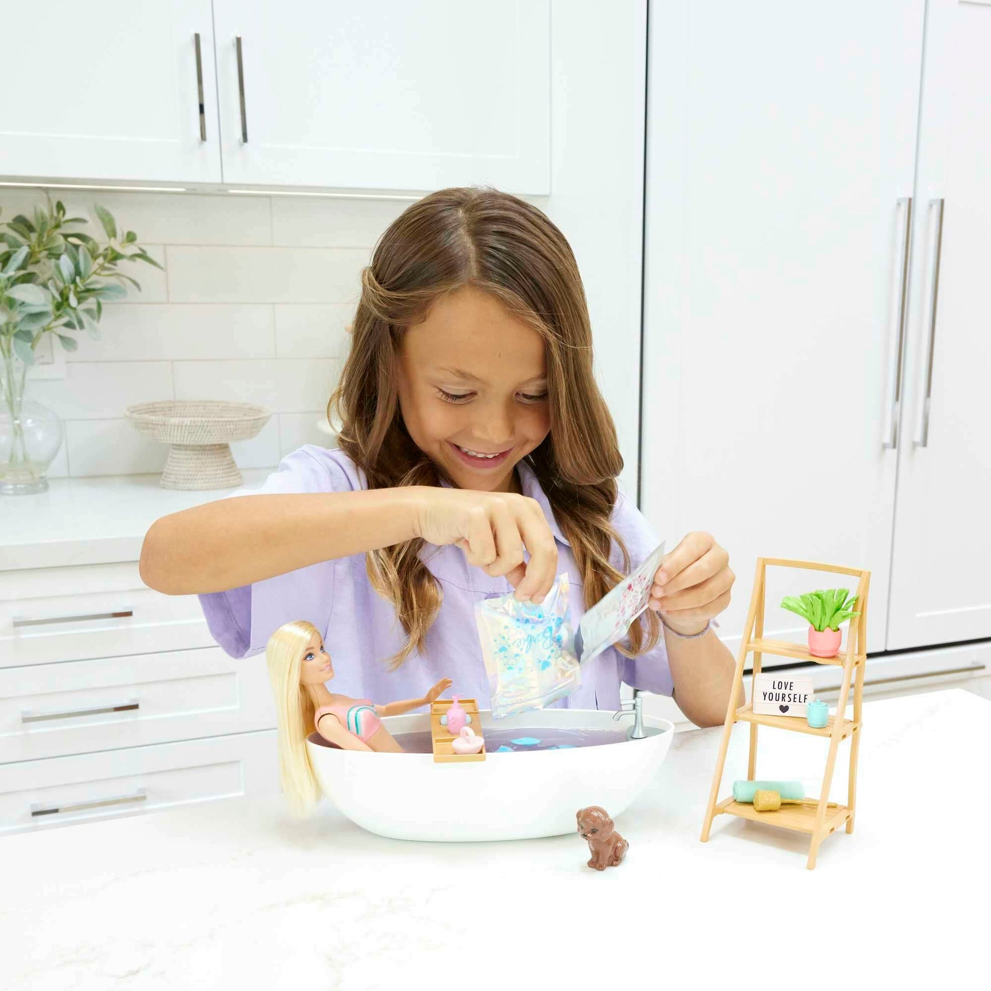 Doll & Bathtub Playset, Confetti Soap & Accessories - Medaid International