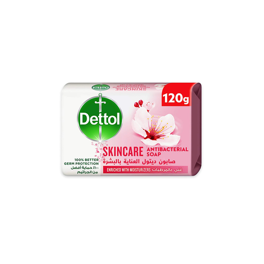 Dettol Skincare Anti-Bacterial Bar Soap 120g - Rose Blossom - Medaid - Lebanon