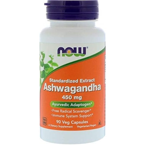 Now Foods Ashwaghanda Extract 450 mg 90 Veg Capsules - Medaid - Lebanon