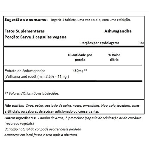 Now Foods Ashwaghanda Extract 450 mg 90 Veg Capsules - Medaid - Lebanon