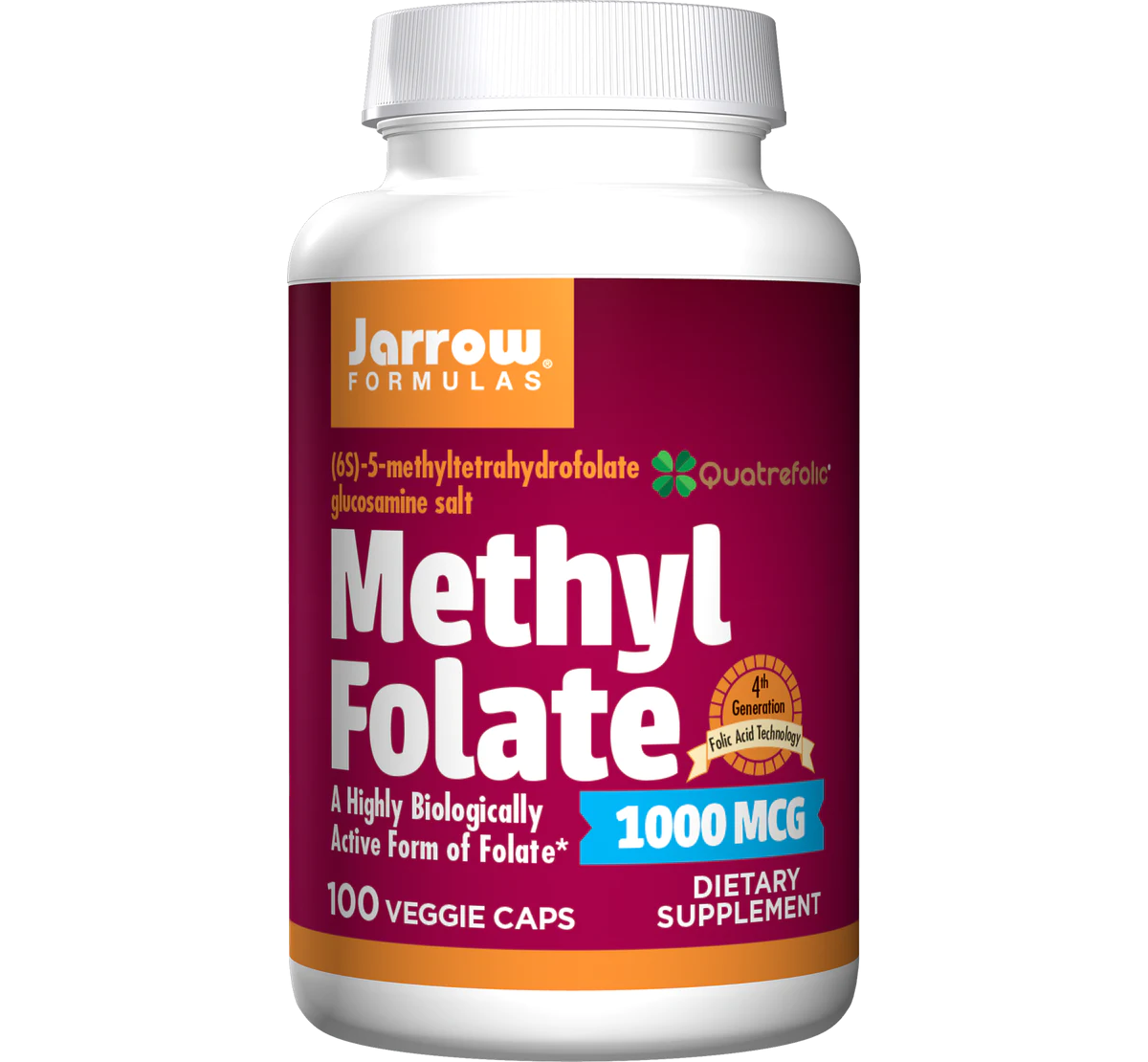 Methyl folate 1000 mcg (Upon Request) Supplement