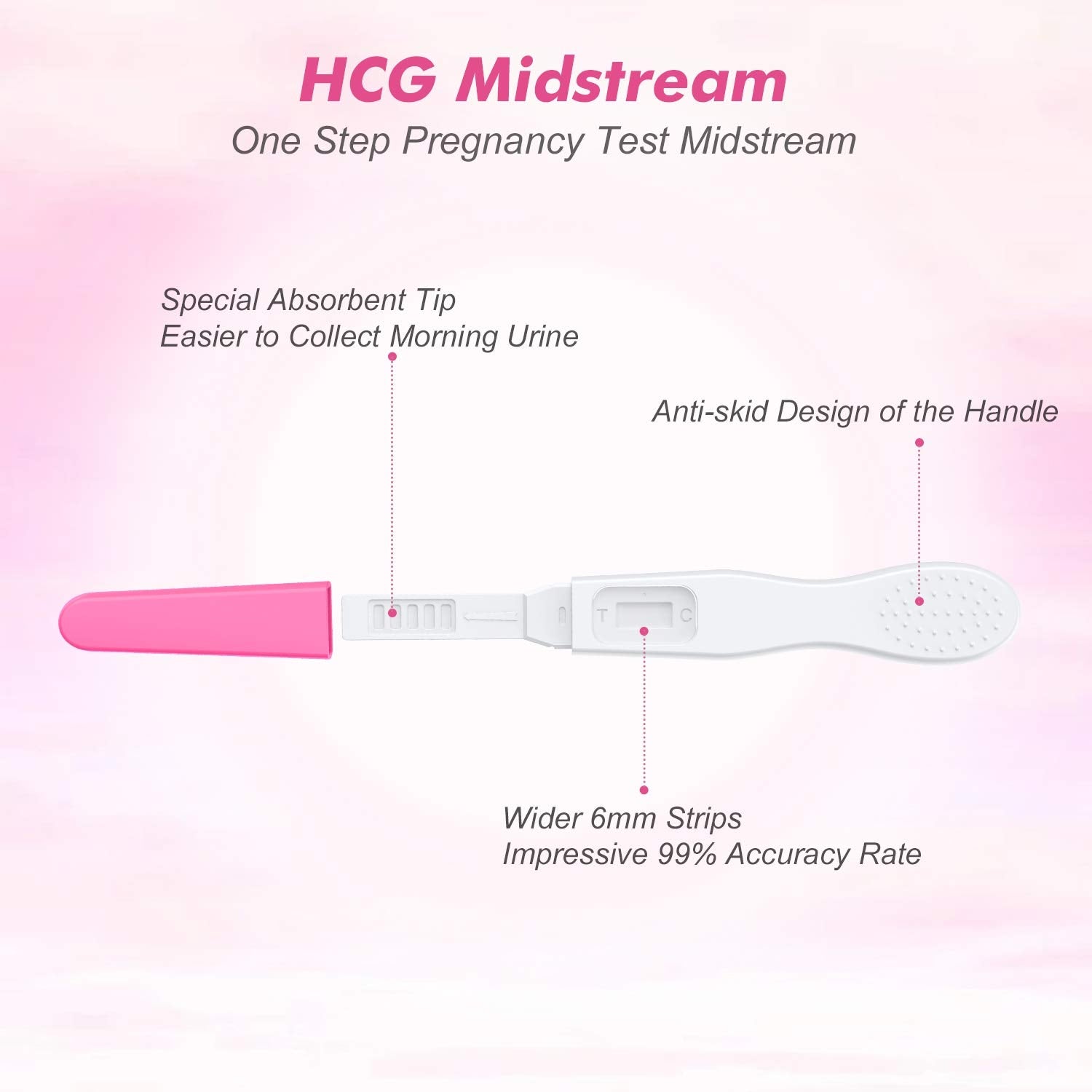 Pregnancy Test Midstream HCG - 99% Accurate - Medaid - Lebanon