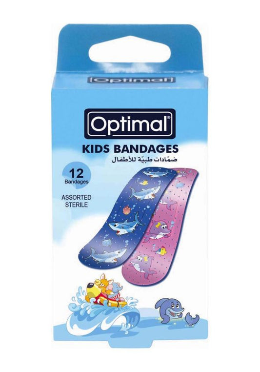 Kids Bandaids - Assorted Beach Bandages - 12 pcs