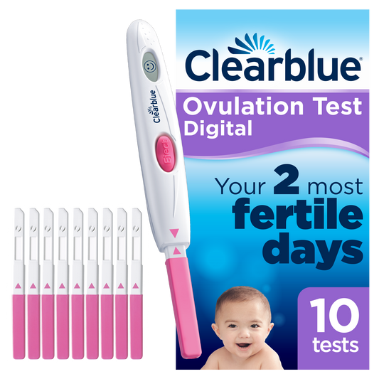 Pregnancy Tests - Clearblue Digital Ovulation Test Pack of 10 - Medaid - Lebanon