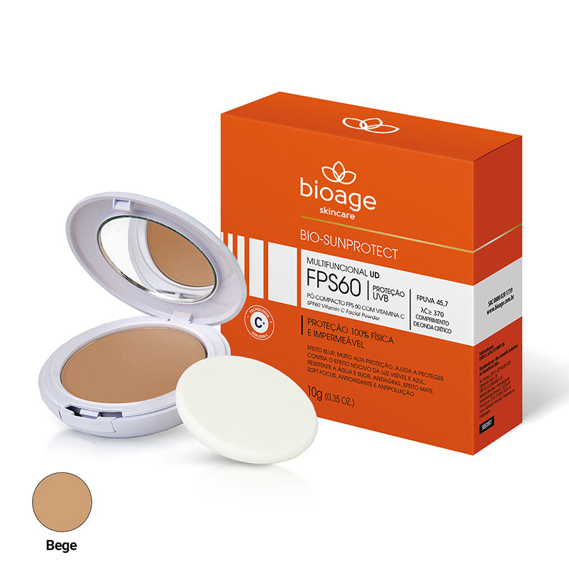 Compact Foundation Beige Shade by Bioage with Sunblock SPF 30