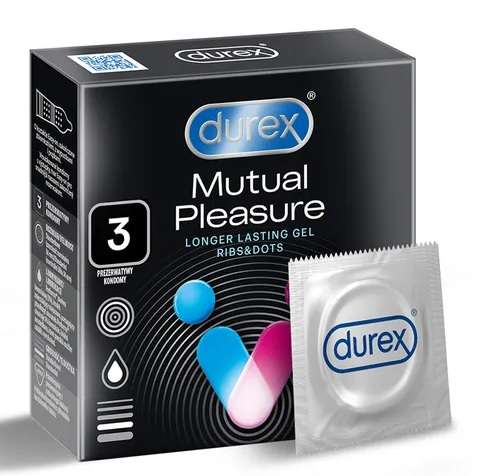 Durex Condoms Mutual Pleasure - Pack of 3