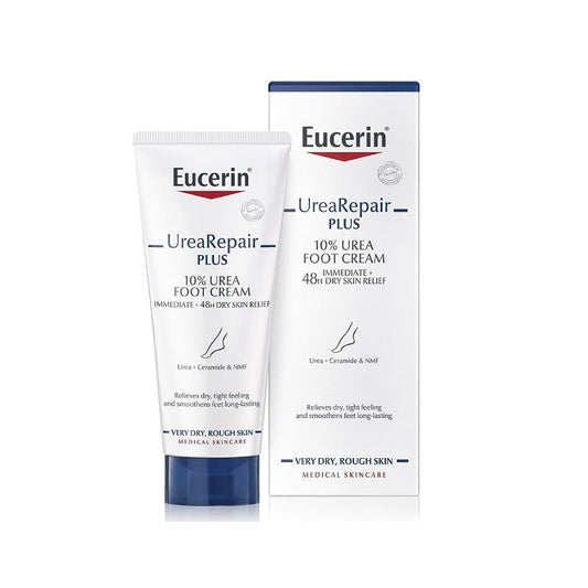 Eucerin UreaRepair Dry Skin Foot Cream with 10% Urea - Medaid - Lebanon