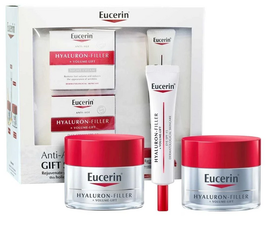 EUCERIN Hyaluron-Filler + Volume Lift Day Cream SPF15 for Normal to Combination Skin (Bundle)