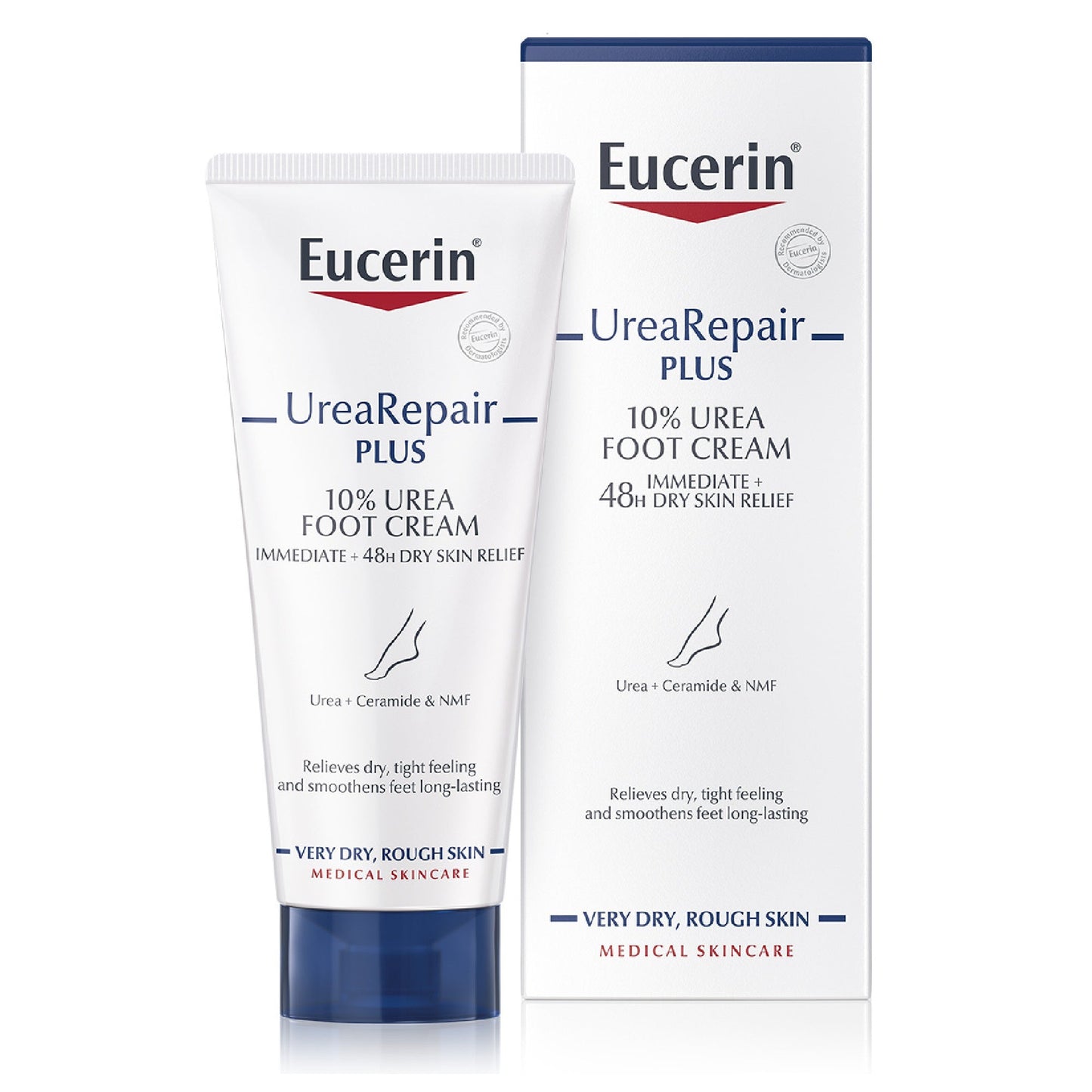 Eucerin UreaRepair Dry Skin Foot Cream with 10% Urea - Medaid - Lebanon