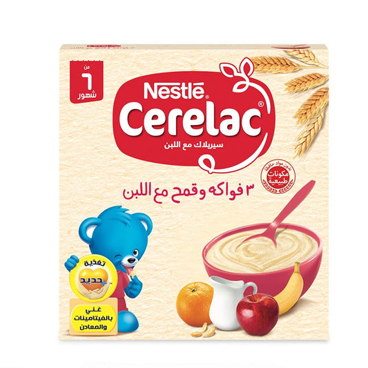 Cerelac Wheat & 3 Fruits - From 6 Months Baby