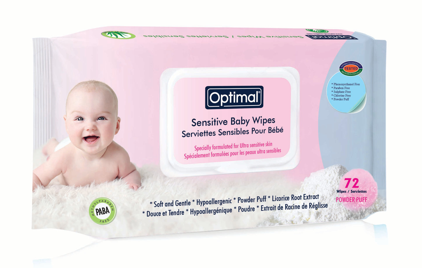 Optimal baby wipes - Medaid - Lebanon