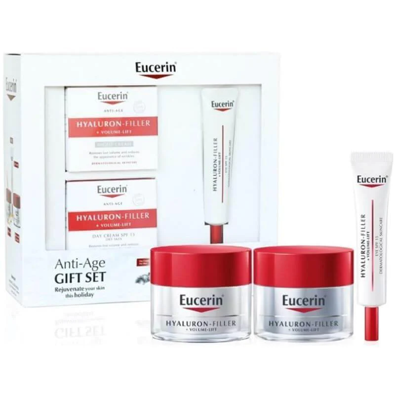 EUCERIN Hyaluron-Filler + Volume Lift Day Cream SPF15 for Normal to Combination Skin (Bundle) - Medaid - Lebanon