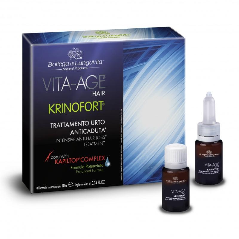 Vita-age Krinofort Anti-Hairloss Vials - Medaid - Lebanon