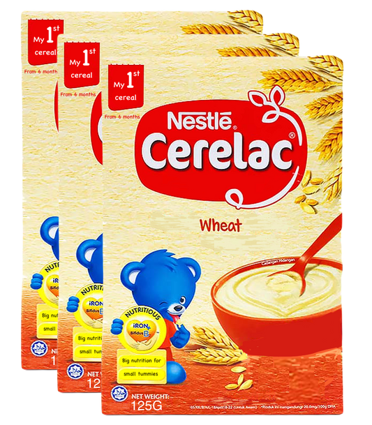 Cerelac Triple Bundle Wheat - My 1st Cereal - From 6 months - Medaid - Lebanon