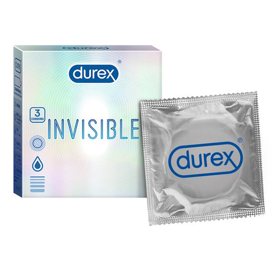 Durex Invisible Condom Pack of 3 - Medaid - Lebanon