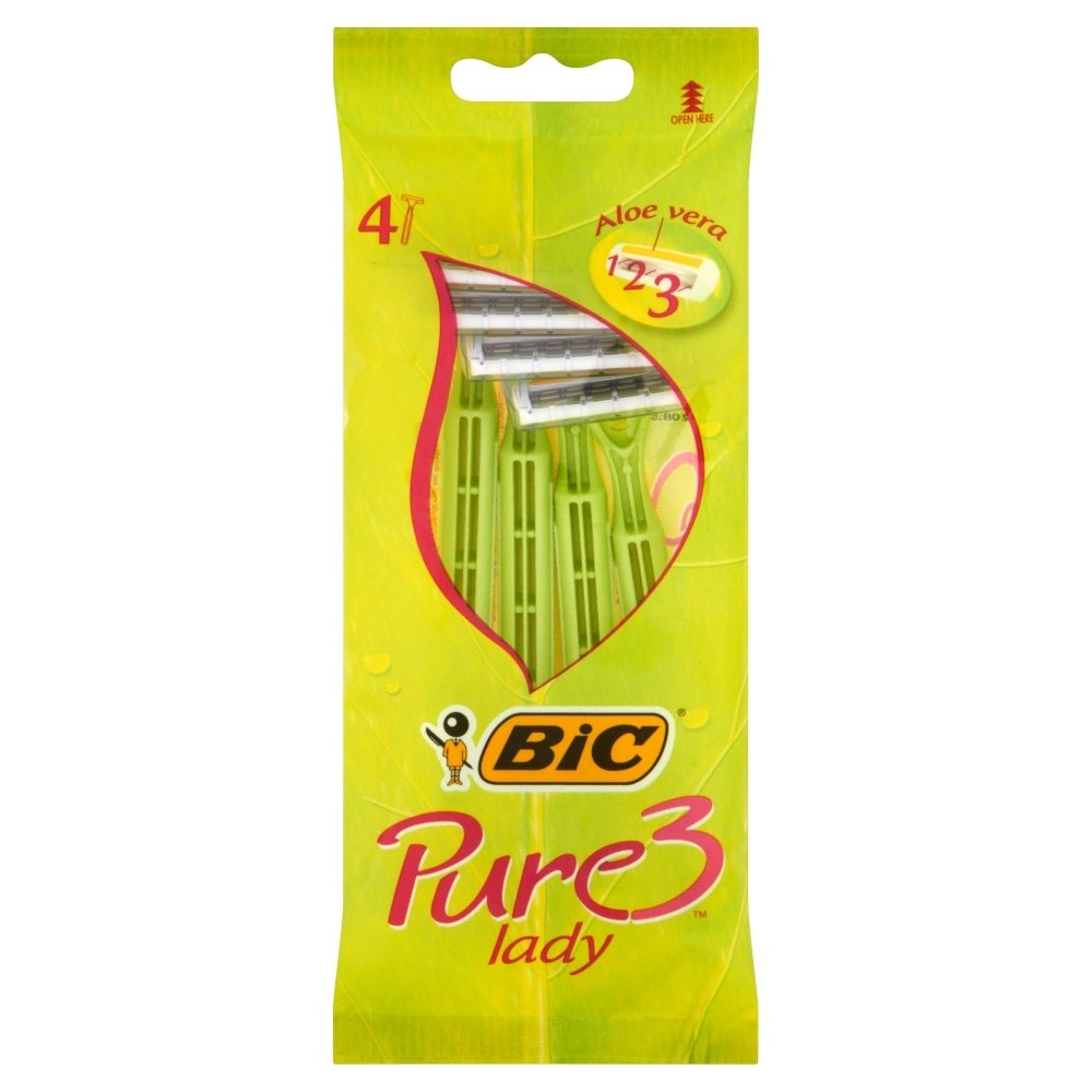 Bic Pure 3 Lady Pouch 4 Razor