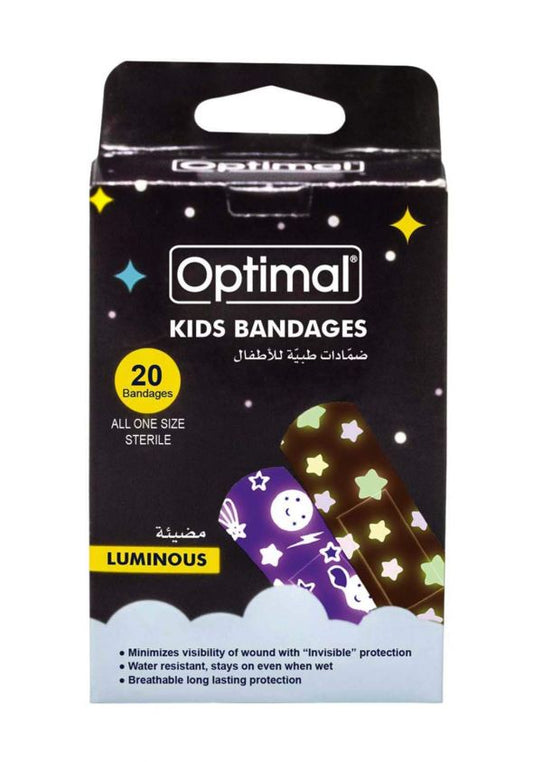 KIDS BANDAGE-LUMINOUS 20PCS - Medaid - Lebanon