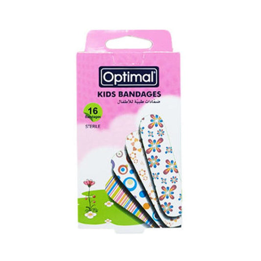 KIDS BANDAGE-FLOWERS-WHITE BACK GROUND - Medaid - Lebanon