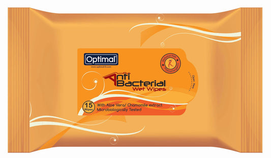 Optimal - Antibacterial Mini Wet Wipes