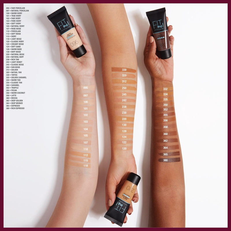 Maybelline Fit Me Matte + Poreless Liquid Foundation - Medaid - Lebanon